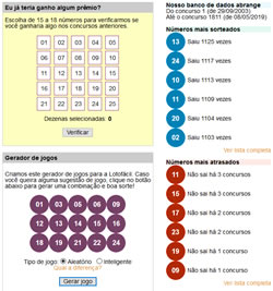 Qual o valor de 20 números na Lotofácil?