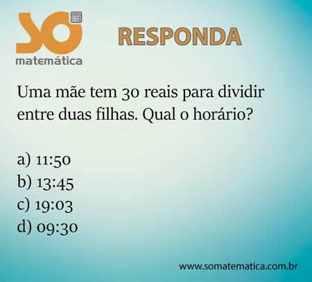 Charadas matemáticas (parte 2) - Só Matemática