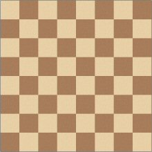 Um tabuleiro de xadrez com o número 8 nele